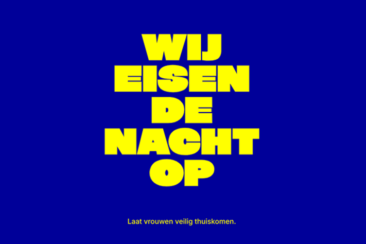 Allgo steunt de campagne ‘Wij eisen de nacht op’