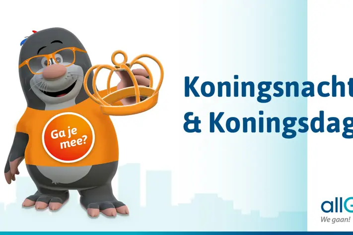 Vier Koningsnacht en Koningsdag met allGo